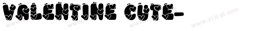 Valentine Cute字体转换